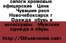 сапоги хромовые  офицерские › Цена ­ 4 000 - Чувашия респ., Новочебоксарск г. Одежда, обувь и аксессуары » Мужская одежда и обувь   